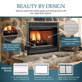 Majestic 36" Sovereign Wood Burning Fireplace