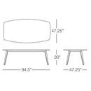 Kannoa Santorini Rectangular Dining Table