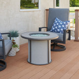 The Outdoor Greatroom Stonefire 31" Round Gas Fire Pit Table - SF-32-K
