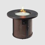 The Outdoor Greatroom Stonefire 31" Round Gas Fire Pit Table - SF-32-K