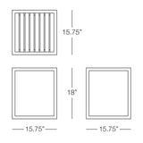 Kannoa Sicilia Side Table