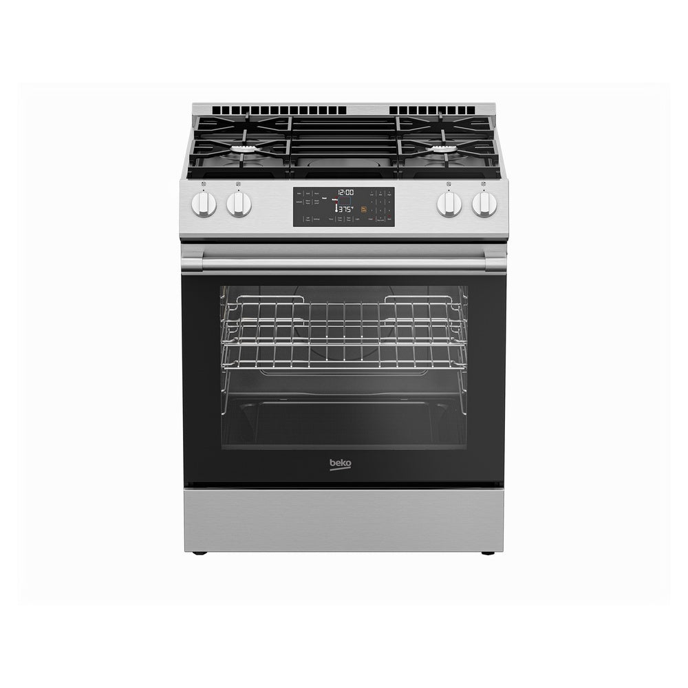 Beko 30" Slide-In Range in Stainless Steel