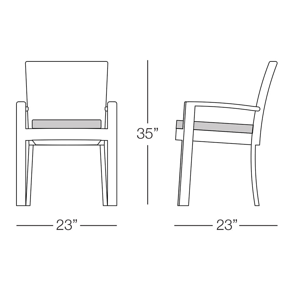 Kannoa Dining Chair - Citrine Yellow
