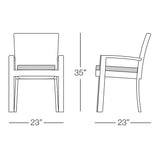 Kannoa Dining Chair - Citrine Yellow