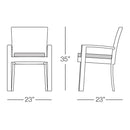 Kannoa Senna Dining Chair with Arms