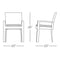 Kannoa Senna Dining Chair with Arms