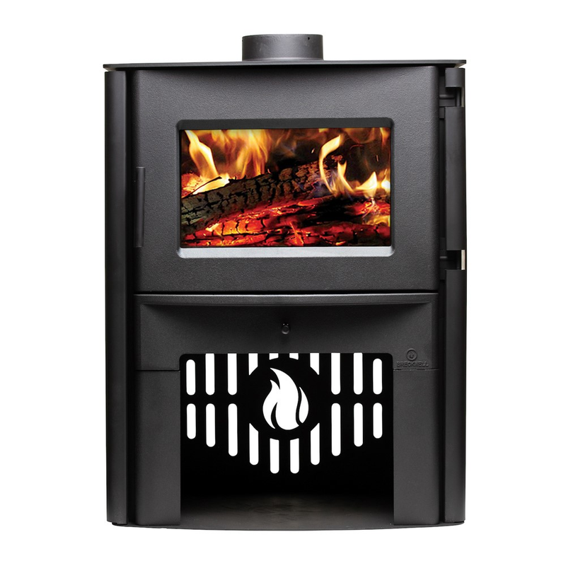 Breckwell Large Wood Stove On Pedestal - SW2.5