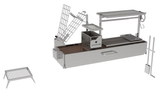 Tagwood BBQ Argentine Santa Maria Wood Fire & Charcoal Gaucho Grill | BBQ08SS -