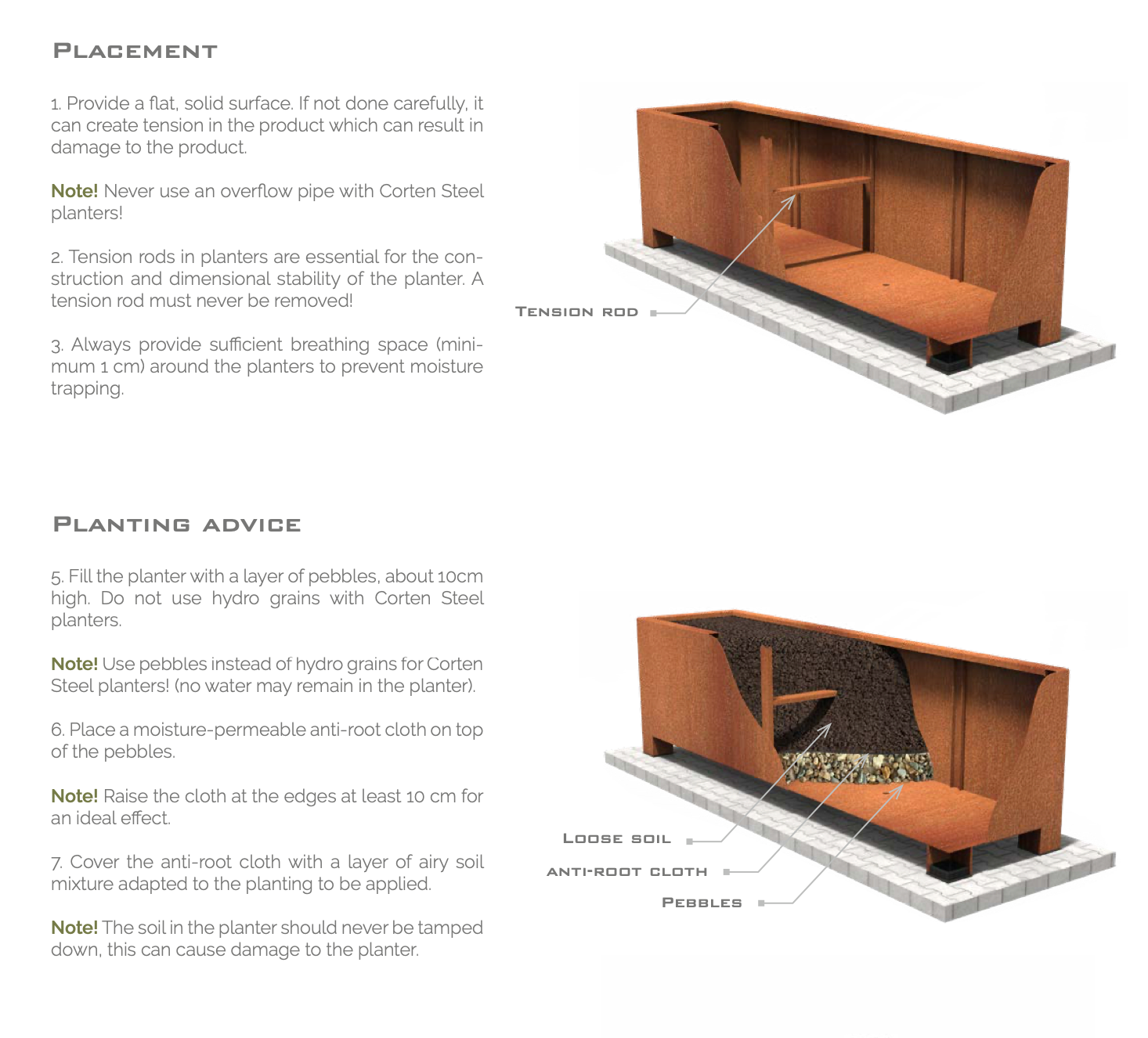 Adezz Carrez Corten Cube