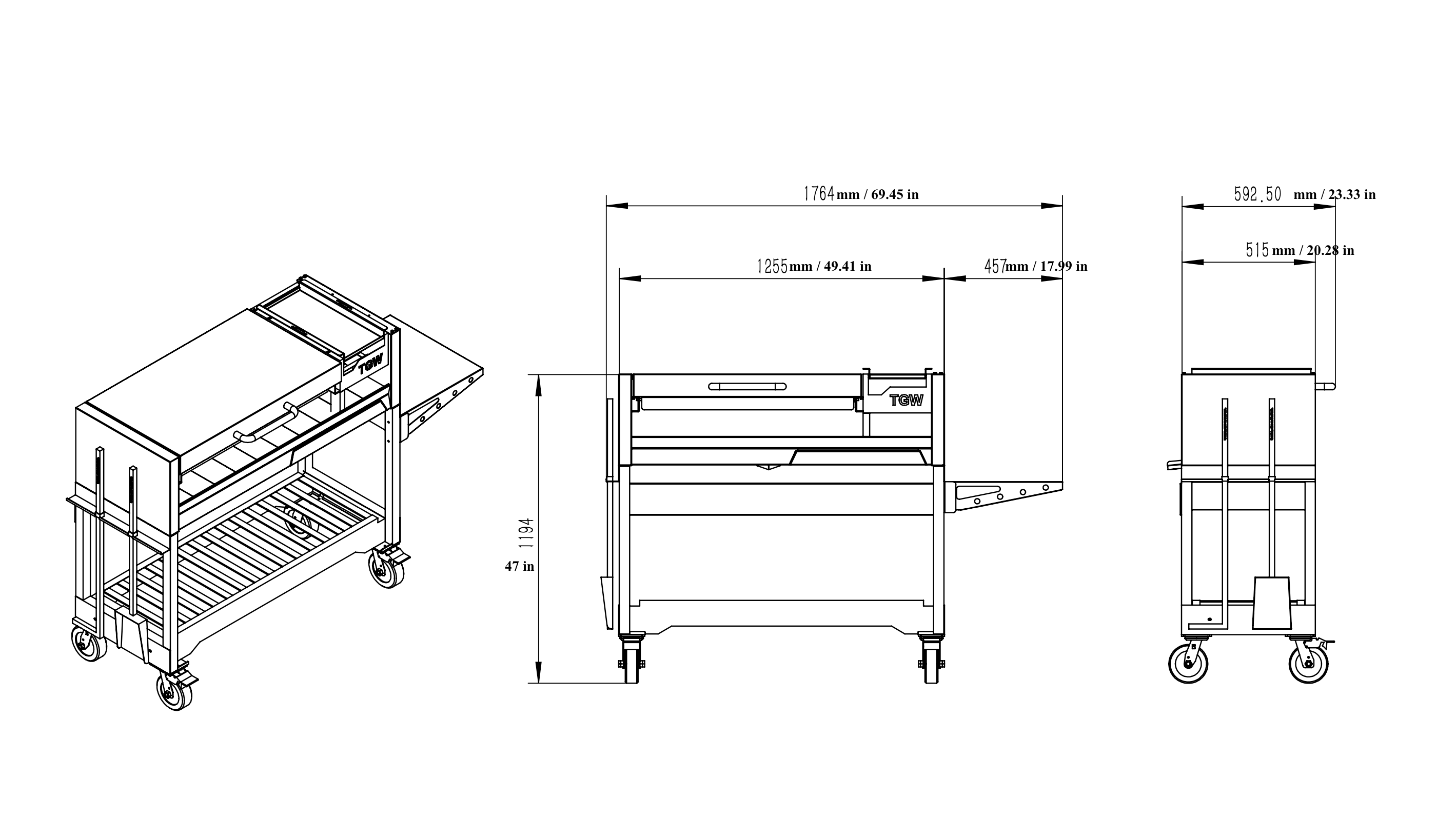 Tagwood BBQ Argentine  Wood Fire & Charcoal Gaucho Grill | BBQ18SS-- PRE-ORDER