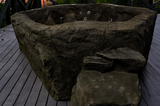 Natural Spas The Rock Above Ground Hot Tub and Spa