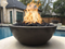 The Outdoor Plus Sedona Concrete Fire Bowl + Free Cover