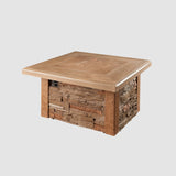 The Outdoor Greatroom Sierra 43"  Square Gas Fire Pit Table - SIERRA-2424-M-K