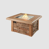 The Outdoor Greatroom Sierra 43"  Square Gas Fire Pit Table - SIERRA-2424-M-K