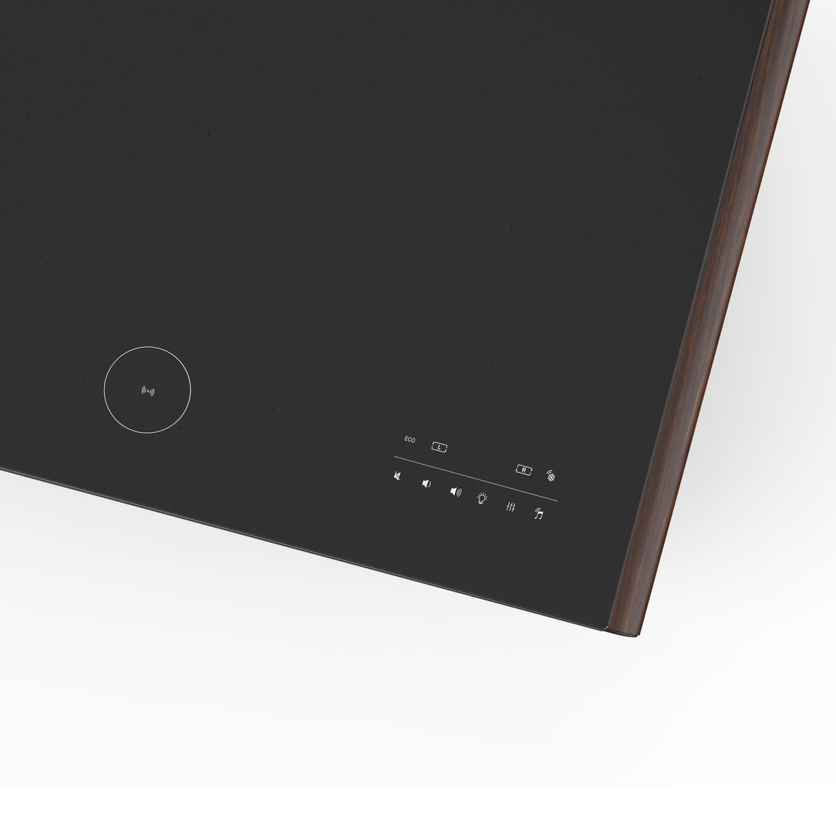 Forno Evoluto Tavolo 51" Smart Coffee Table with Wood-Accent Sides – Dual Cooling Drawers, Wireless Charging & Bluetooth Speaker