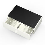 Forno Evoluto Tavolo 51" Smart Coffee Table – Dual Refrigerator Drawers, Bluetooth 5.0 Audio, Wireless Charging & RGB Ambient Light