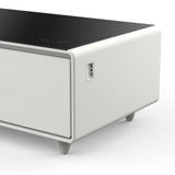 Forno Evoluto Tavolo 51" Smart Coffee Table – Dual Refrigerator Drawers, Bluetooth 5.0 Audio, Wireless Charging & RGB Ambient Light