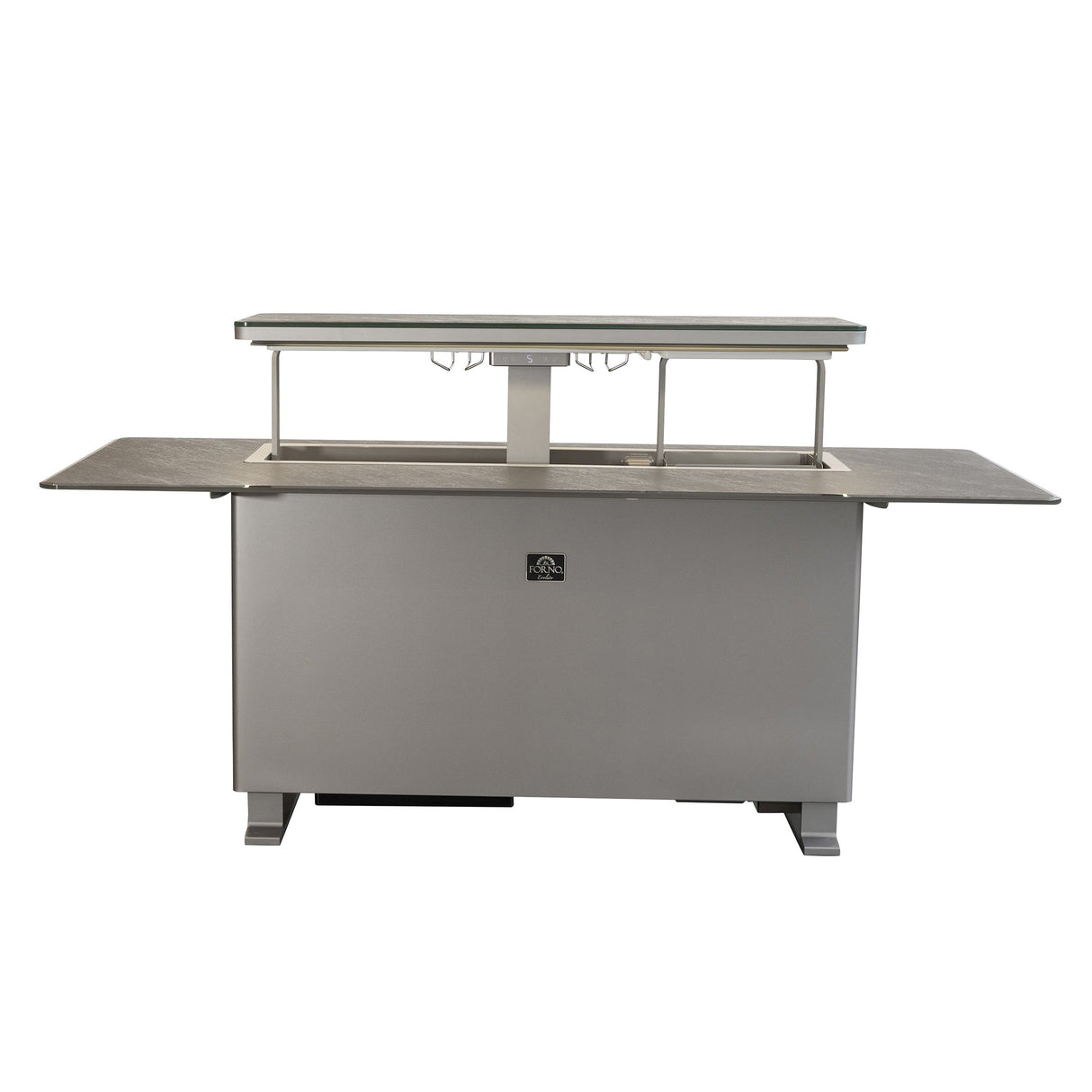 Frono Elevato Smart Bar Table, 5.3 cu.ft fridge and freezer with Bluetooth control