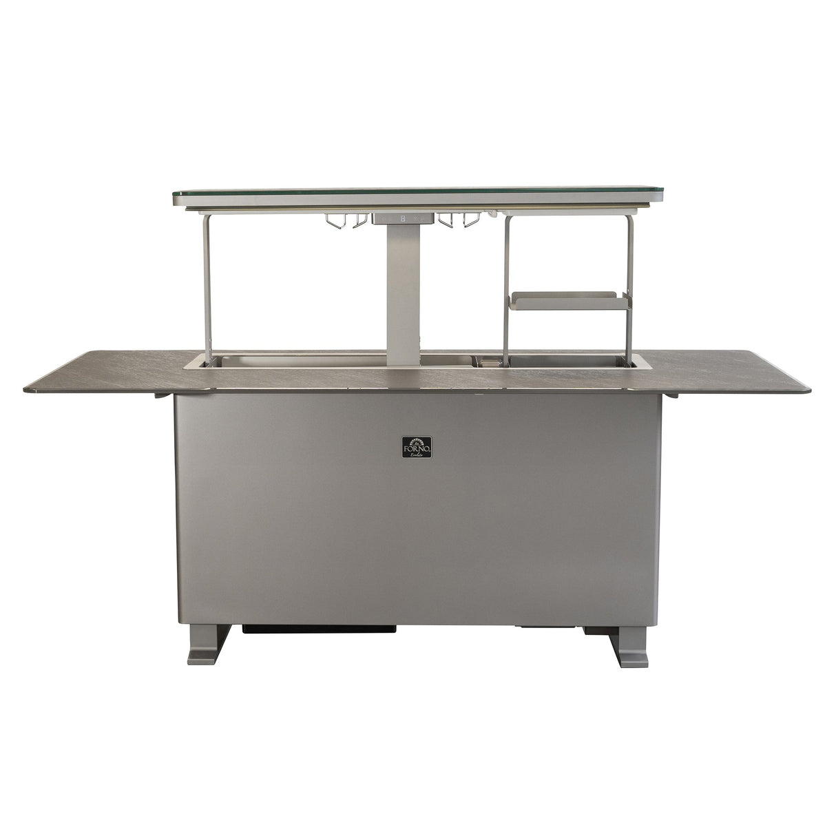 Frono Elevato Smart Bar Table, 5.3 cu.ft fridge and freezer with Bluetooth control