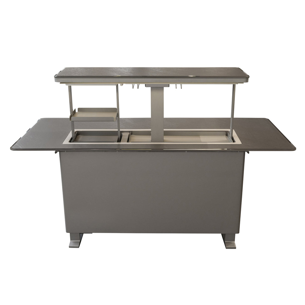 Frono Elevato Smart Bar Table, 5.3 cu.ft fridge and freezer with Bluetooth control