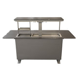 Frono Elevato Smart Bar Table, 5.3 cu.ft fridge and freezer with Bluetooth control