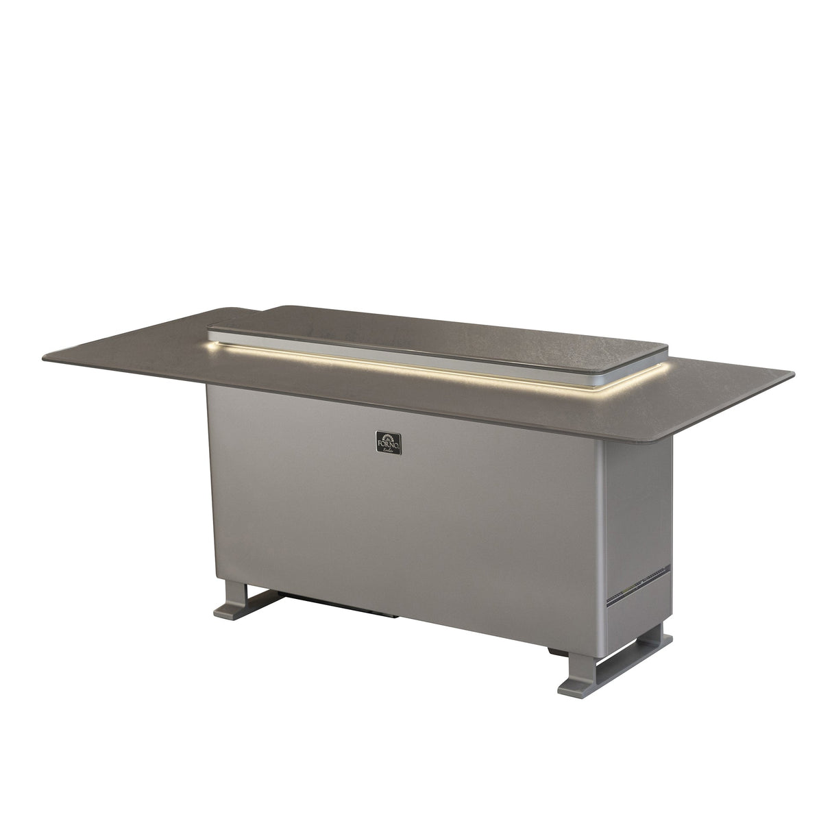 Frono Elevato Smart Bar Table, 5.3 cu.ft fridge and freezer with Bluetooth control