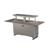 Frono Elevato Smart Bar Table, 5.3 cu.ft fridge and freezer with Bluetooth control