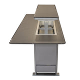 Frono Elevato Smart Bar Table, 5.3 cu.ft fridge and freezer with Bluetooth control