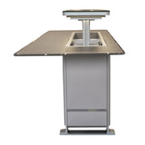 Frono Elevato Smart Bar Table, 5.3 cu.ft fridge and freezer with Bluetooth control