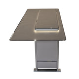 Frono Elevato Smart Bar Table, 5.3 cu.ft fridge and freezer with Bluetooth control