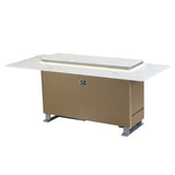 Frono Elevato Smart Bar Table, 5.3 cu.ft fridge and freezer with Bluetooth control