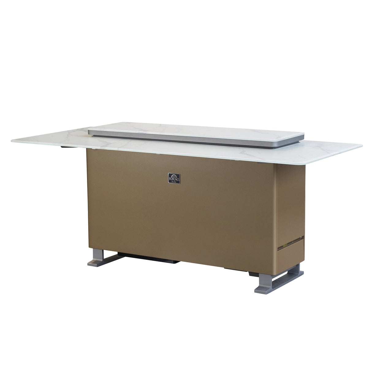 Frono Elevato Smart Bar Table, 5.3 cu.ft fridge and freezer with Bluetooth control