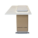Frono Elevato Smart Bar Table, 5.3 cu.ft fridge and freezer with Bluetooth control