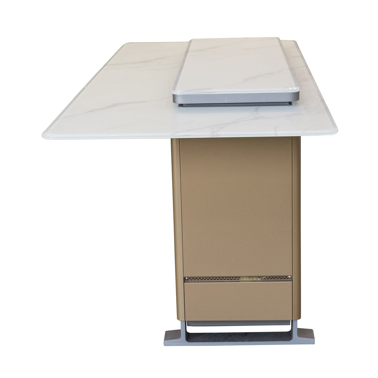 Frono Elevato Smart Bar Table, 5.3 cu.ft fridge and freezer with Bluetooth control