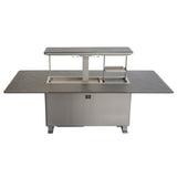 Forno Cinetico Smart Dining Table – 5.3 cu.ft Fridge & Freezer with Bluetooth Control