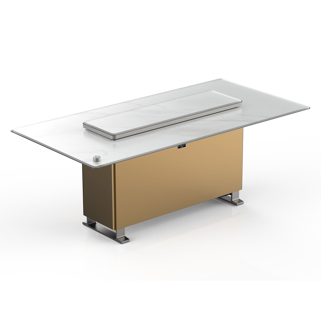 Forno Cinetico Smart Dining Table – 5.3 cu.ft Fridge & Freezer with Bluetooth Control
