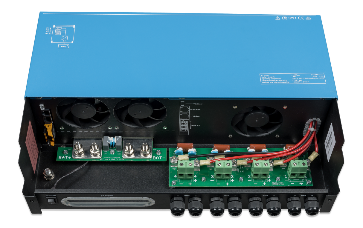 Victron Energy SmartSolar MPPT RS 450/200-Tr solar charge controller | SCC145120410