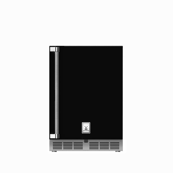 Hestan 24″ Left Hinged With Lock, Outdoor Undercounter Refrigerator (Solid Door) - GRSL24