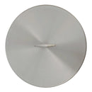 The Outdoor Plus 38" Round Stainless Steel Lid Cover (With Handle)