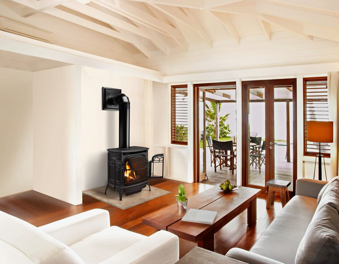 Vermont Castings Stardance Direct Vent Gas Stove with IntelliFire Ignition - SDDVT-IFT-CB