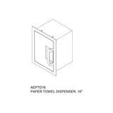 Aspire By Hestan 16" Paper Towel Dispenser - AEPTD16