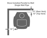 Vermont Castings Intrepid Flexburn Wood Burning Stove - 0002115