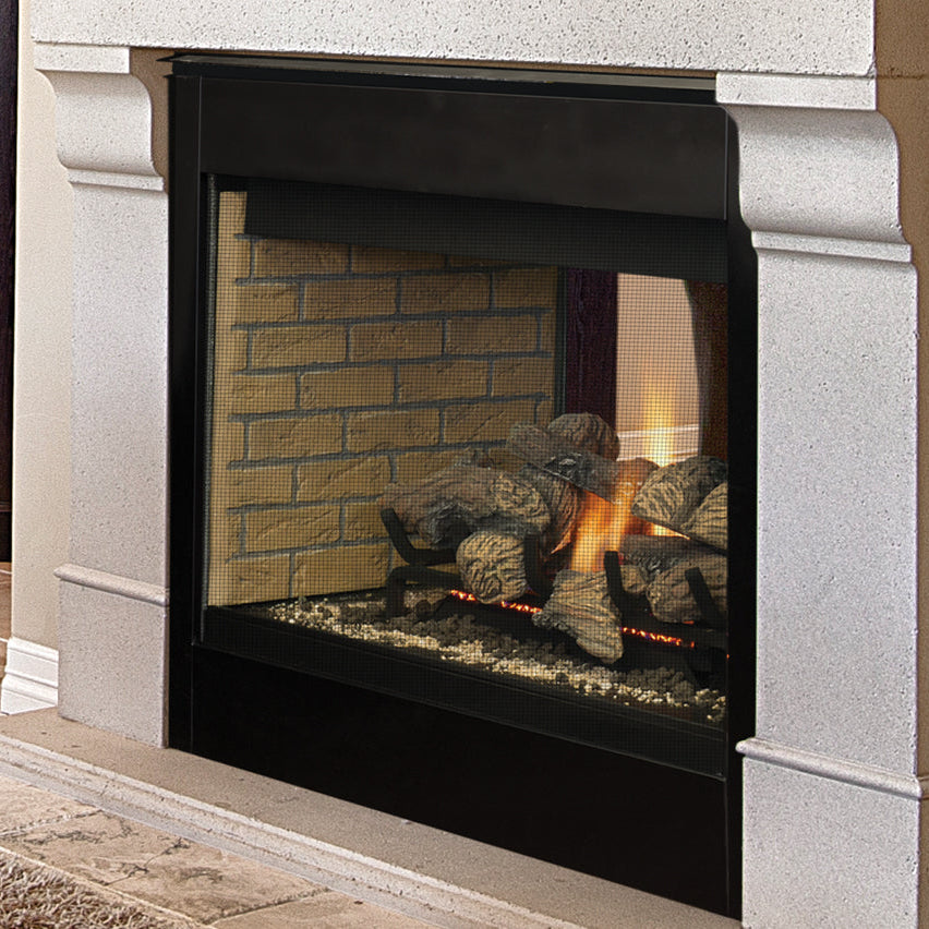 Superior Traditional See-through B-Vent Gas Fireplace - BRT40ST