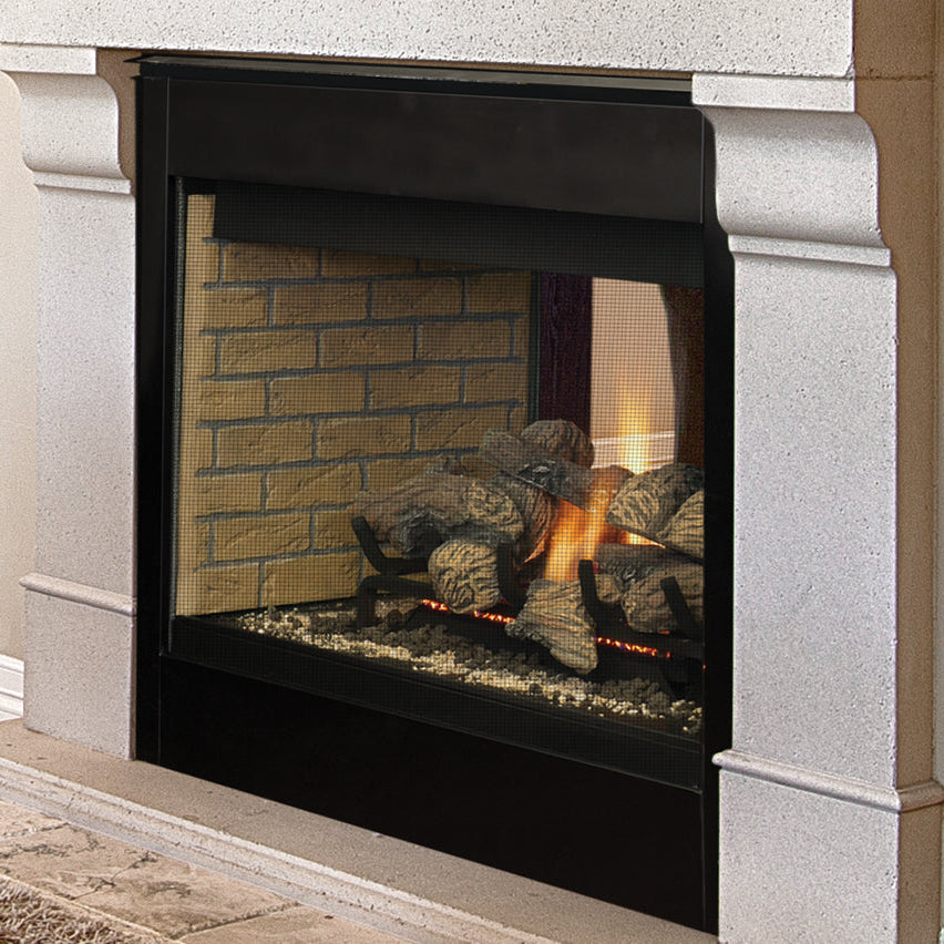 Superior 40" See-through Traditional Direct Vent Gas Fireplace - DRT40ST