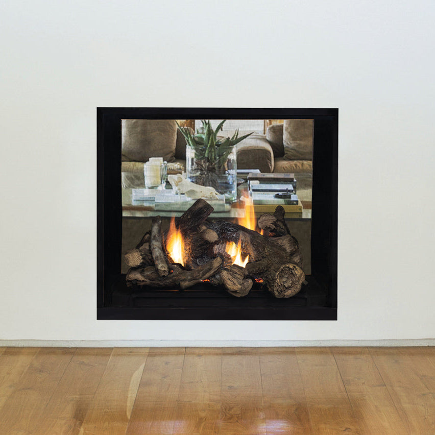 Superior 63" See-through Traditional Direct Vent Gas Fireplace - DRT63ST