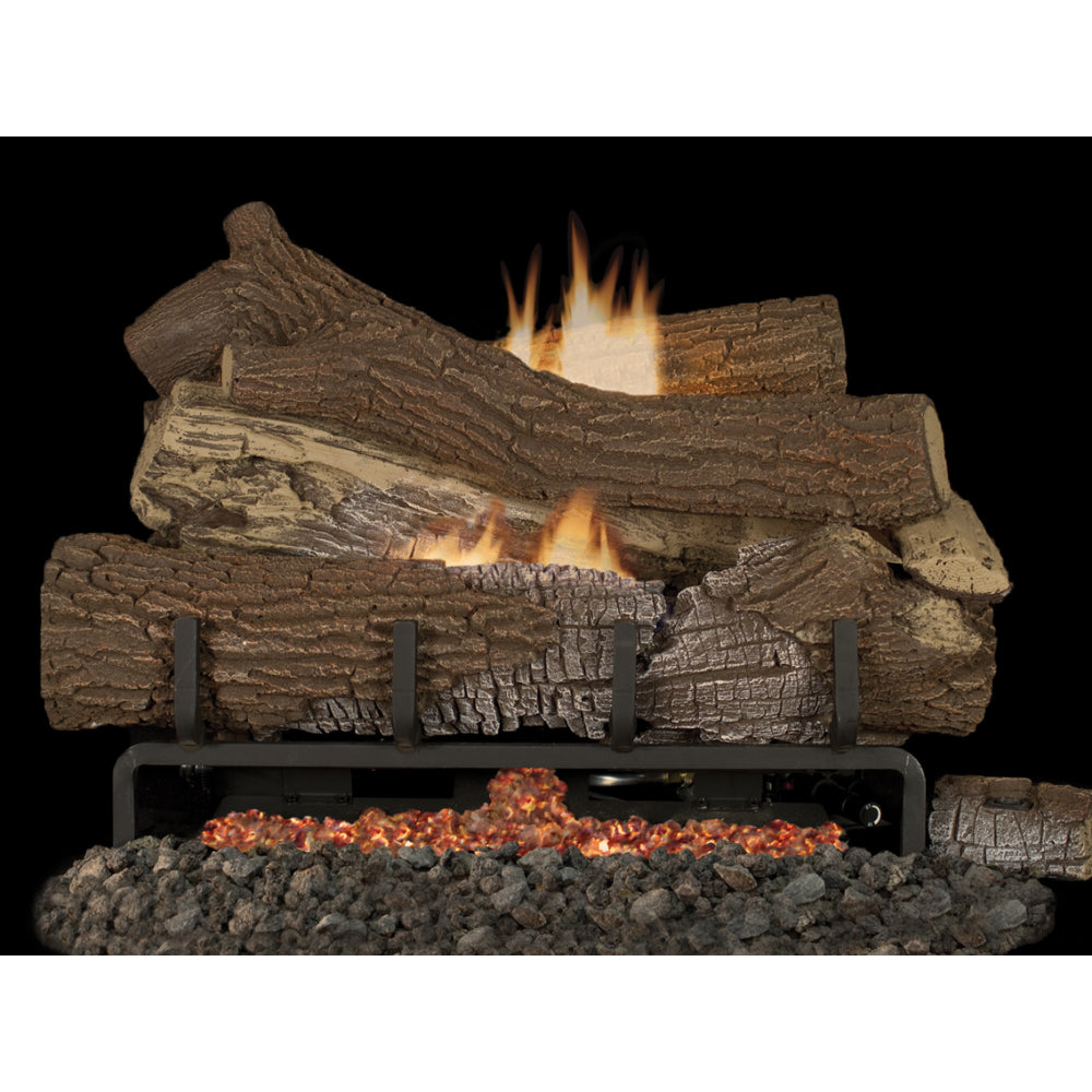 Superior Mega-Flame Giant Timbers, Concrete Vent-Free Gas Log Set - LMF-GTA