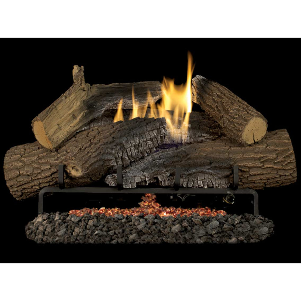 Superior Triple-Flame Rugged Stack, Concrete Vent-Free Gas Log Set - LTF-RS