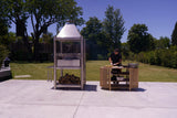 Tagwood BBQ Argentine Santa Maria Wood Fire & Charcoal Gaucho Grill all Stainless Steel | BBQ02SS OPEN FIRE COOKING - PRE-ORDER