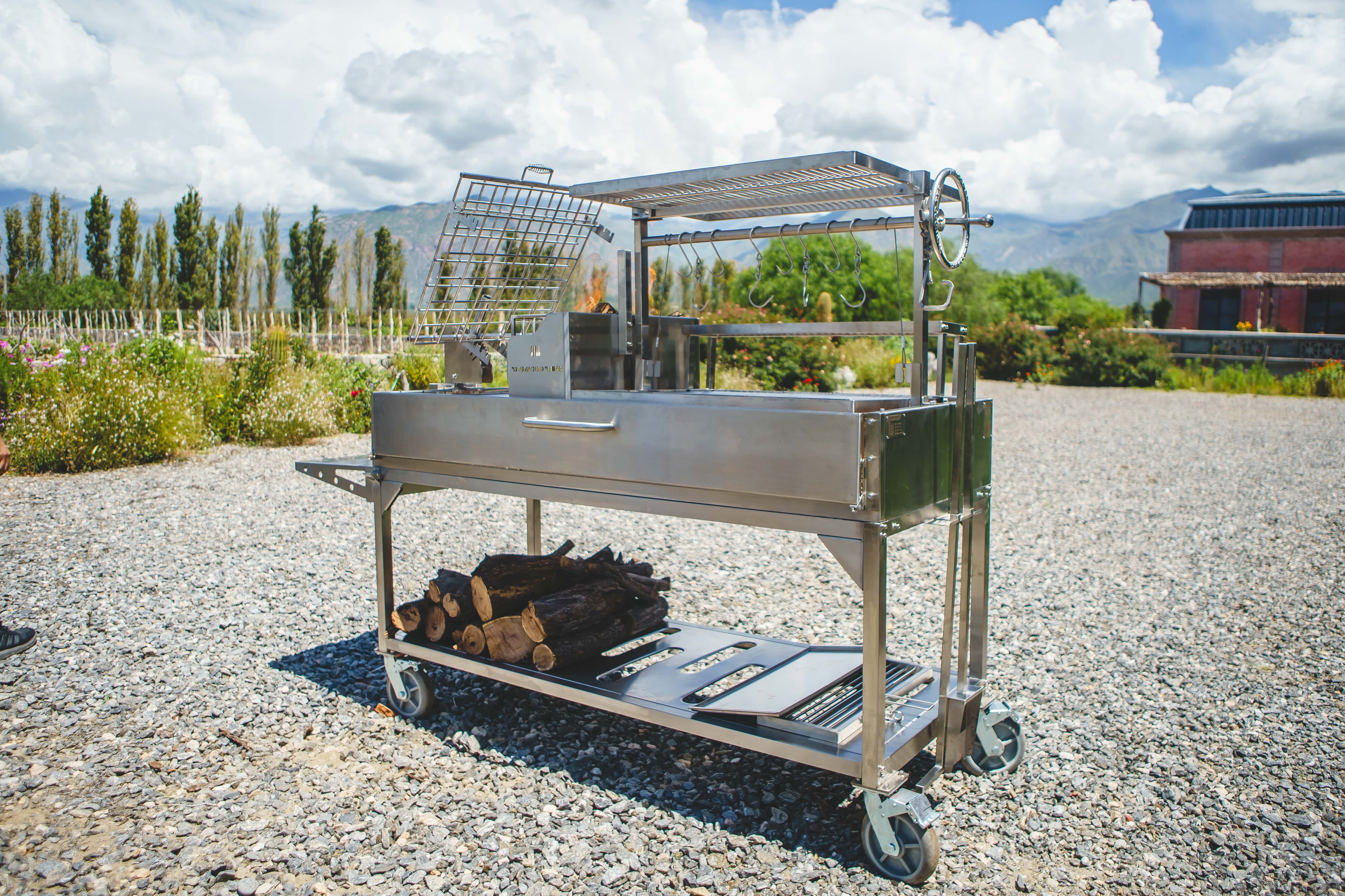 Tagwood BBQ Argentine Santa Maria Wood Fire & Charcoal Gaucho Grill | BBQ26SS --