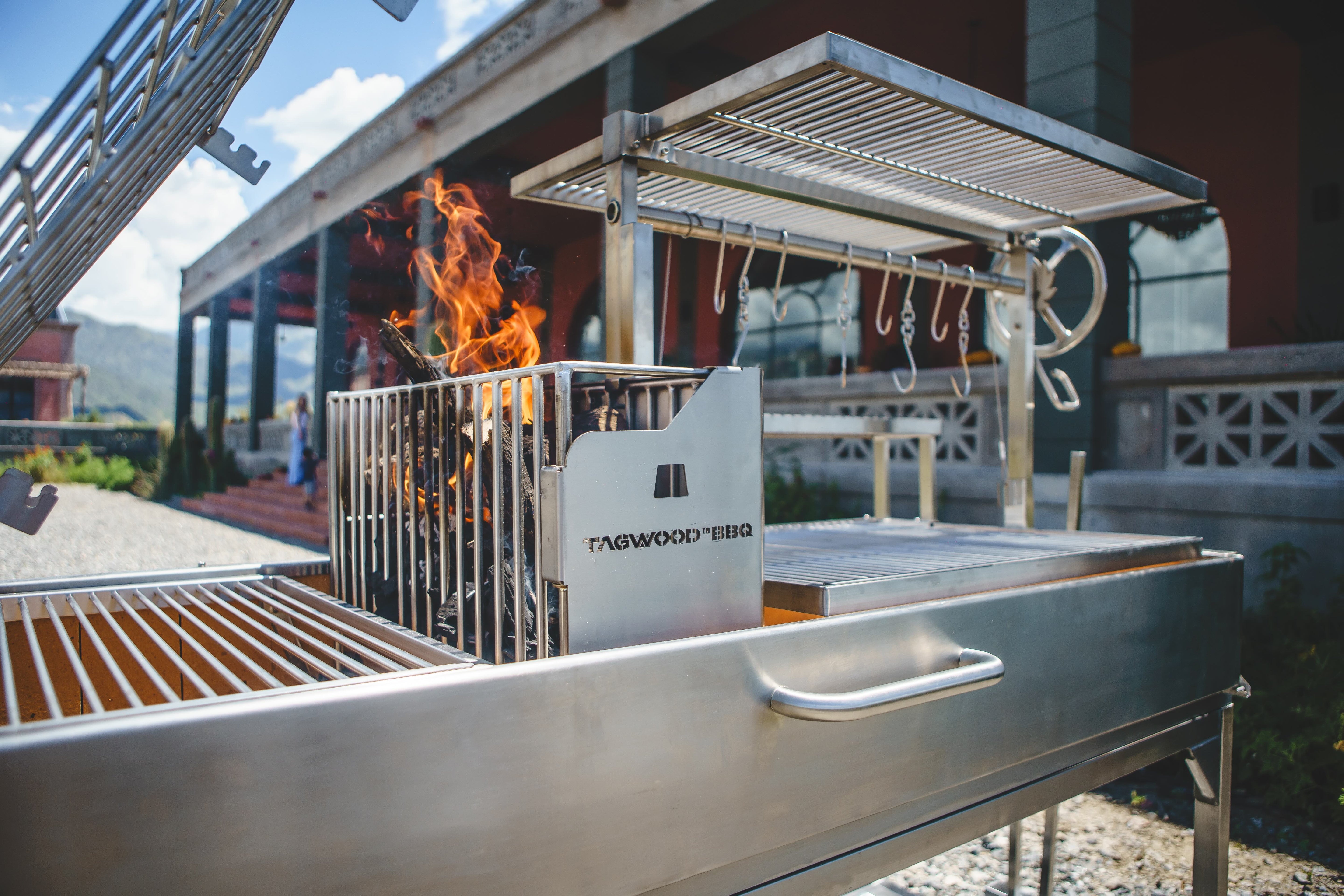Tagwood BBQ Argentine Santa Maria Wood Fire & Charcoal Gaucho Grill | BBQ26SS --